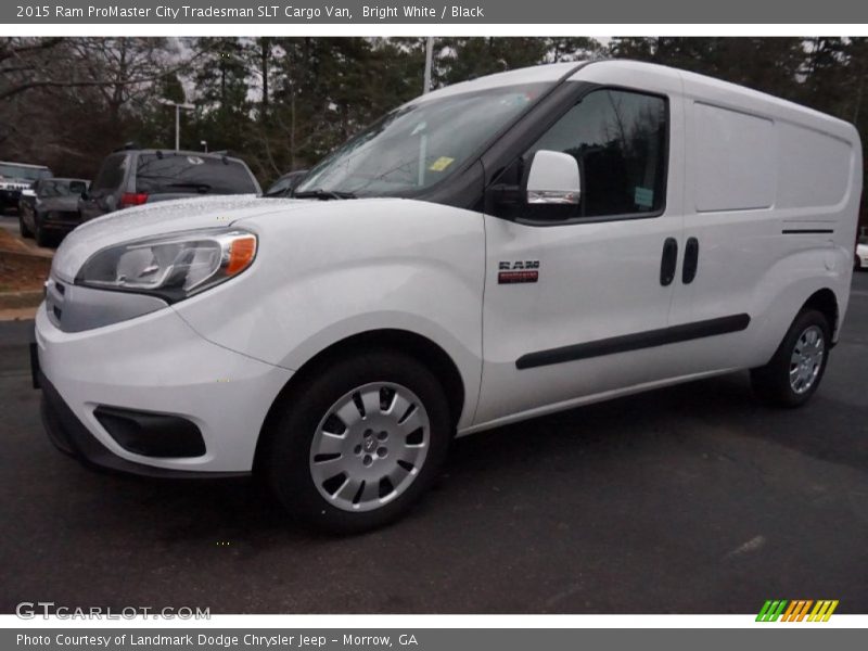 Bright White / Black 2015 Ram ProMaster City Tradesman SLT Cargo Van