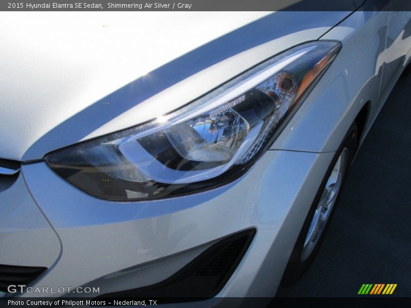 Shimmering Air Silver / Gray 2015 Hyundai Elantra SE Sedan