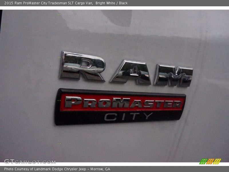 Bright White / Black 2015 Ram ProMaster City Tradesman SLT Cargo Van