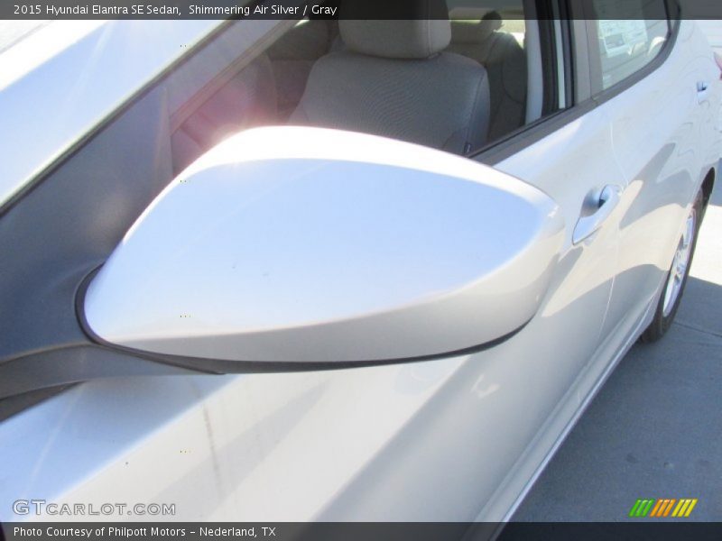 Shimmering Air Silver / Gray 2015 Hyundai Elantra SE Sedan