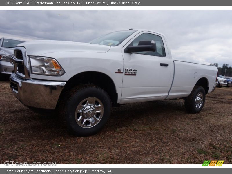 Bright White / Black/Diesel Gray 2015 Ram 2500 Tradesman Regular Cab 4x4