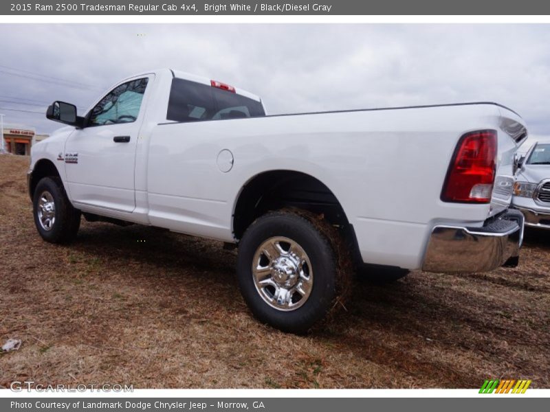Bright White / Black/Diesel Gray 2015 Ram 2500 Tradesman Regular Cab 4x4