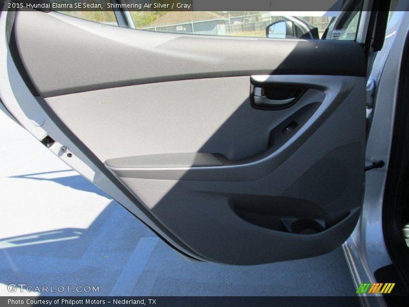 Shimmering Air Silver / Gray 2015 Hyundai Elantra SE Sedan