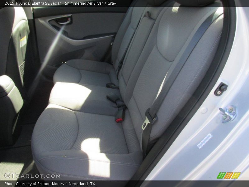 Shimmering Air Silver / Gray 2015 Hyundai Elantra SE Sedan