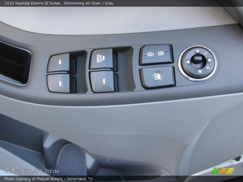 Shimmering Air Silver / Gray 2015 Hyundai Elantra SE Sedan