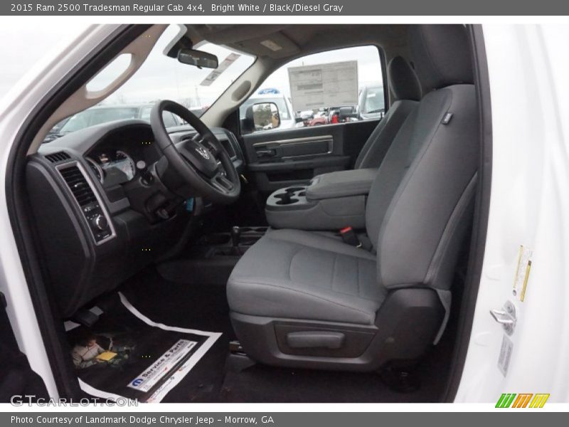 Bright White / Black/Diesel Gray 2015 Ram 2500 Tradesman Regular Cab 4x4