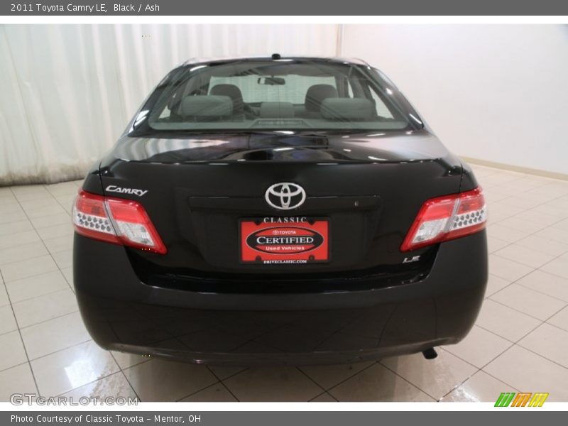 Black / Ash 2011 Toyota Camry LE