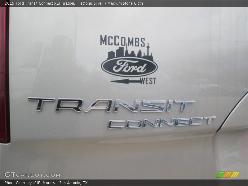 Tectonic Silver / Medium Stone Cloth 2015 Ford Transit Connect XLT Wagon