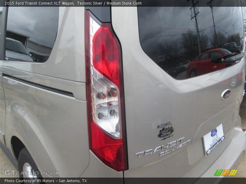 Tectonic Silver / Medium Stone Cloth 2015 Ford Transit Connect XLT Wagon