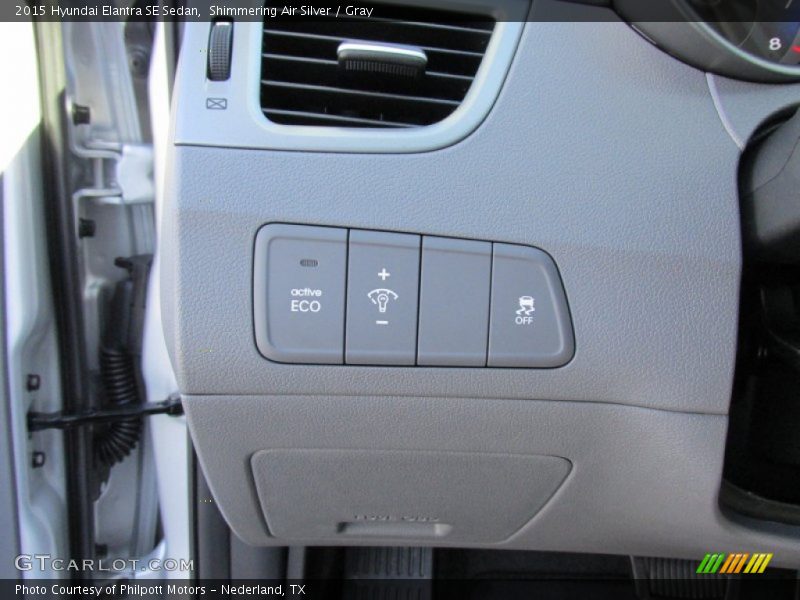 Shimmering Air Silver / Gray 2015 Hyundai Elantra SE Sedan