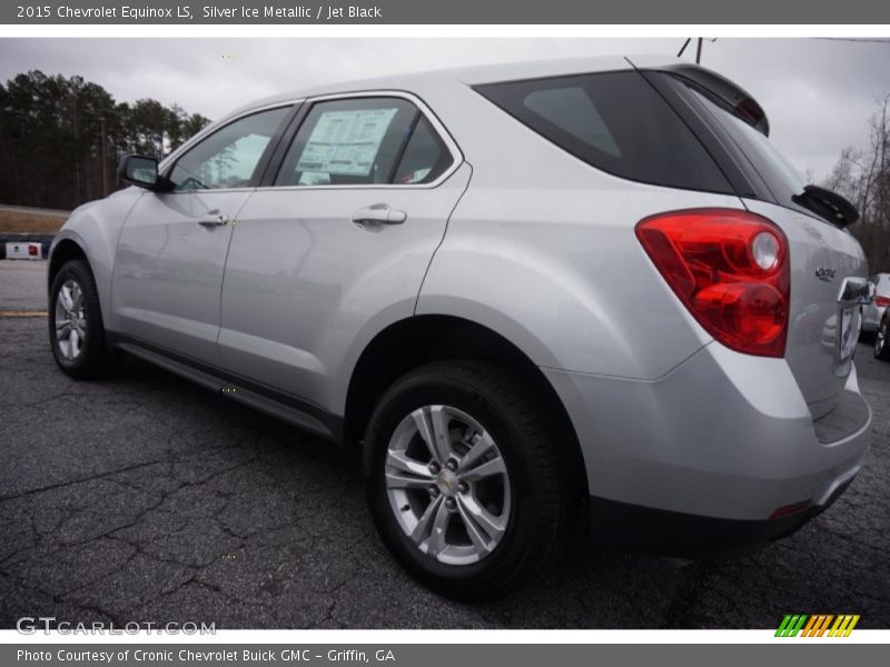 Silver Ice Metallic / Jet Black 2015 Chevrolet Equinox LS