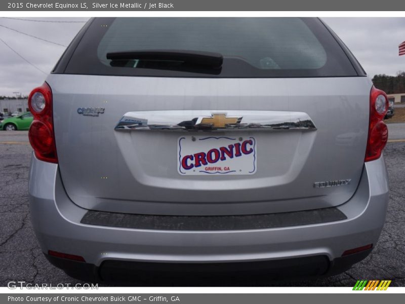 Silver Ice Metallic / Jet Black 2015 Chevrolet Equinox LS
