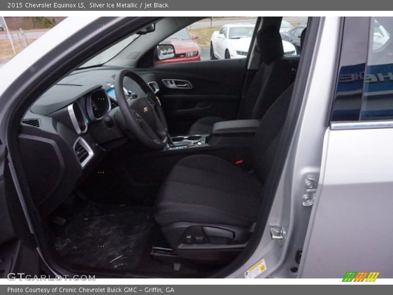 Silver Ice Metallic / Jet Black 2015 Chevrolet Equinox LS