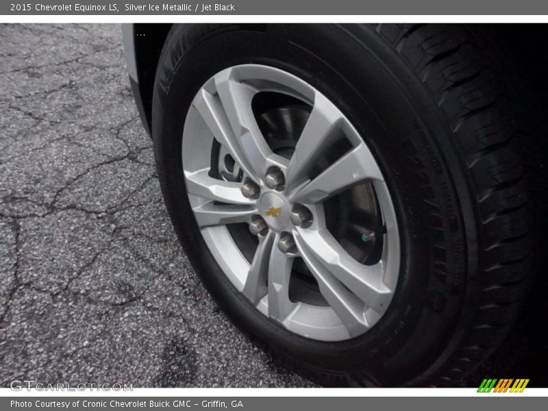 Silver Ice Metallic / Jet Black 2015 Chevrolet Equinox LS