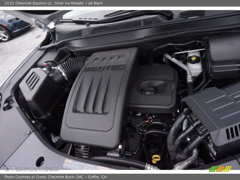 Silver Ice Metallic / Jet Black 2015 Chevrolet Equinox LS