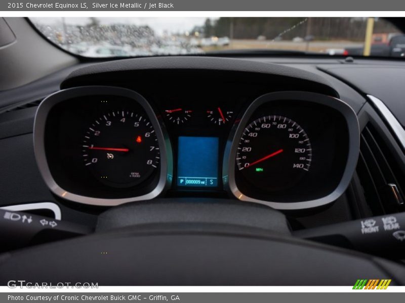 Silver Ice Metallic / Jet Black 2015 Chevrolet Equinox LS