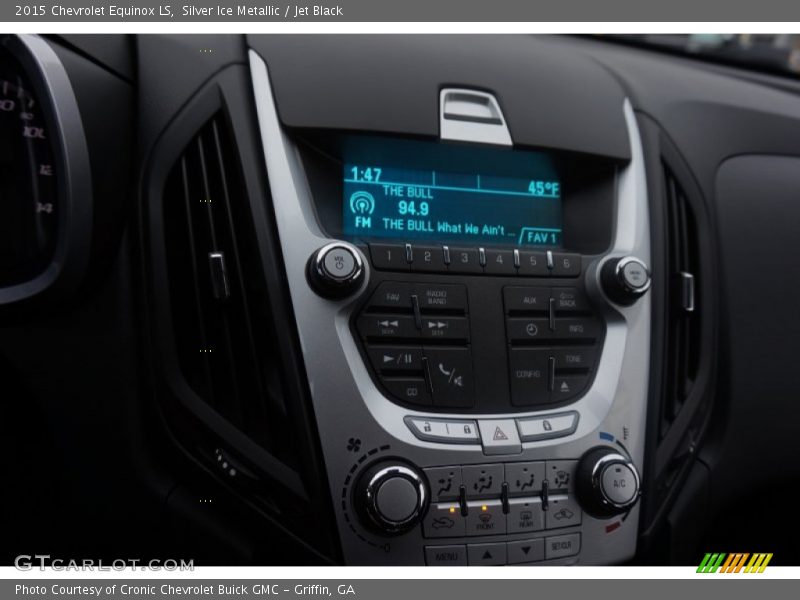 Silver Ice Metallic / Jet Black 2015 Chevrolet Equinox LS