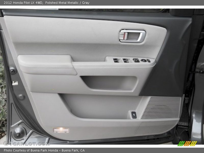 Polished Metal Metallic / Gray 2012 Honda Pilot LX 4WD