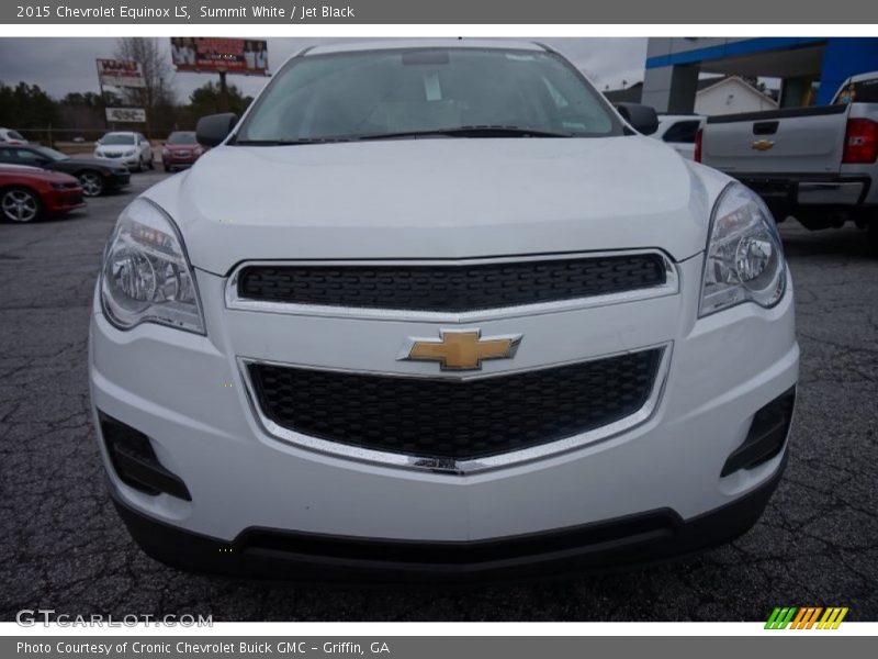 Summit White / Jet Black 2015 Chevrolet Equinox LS
