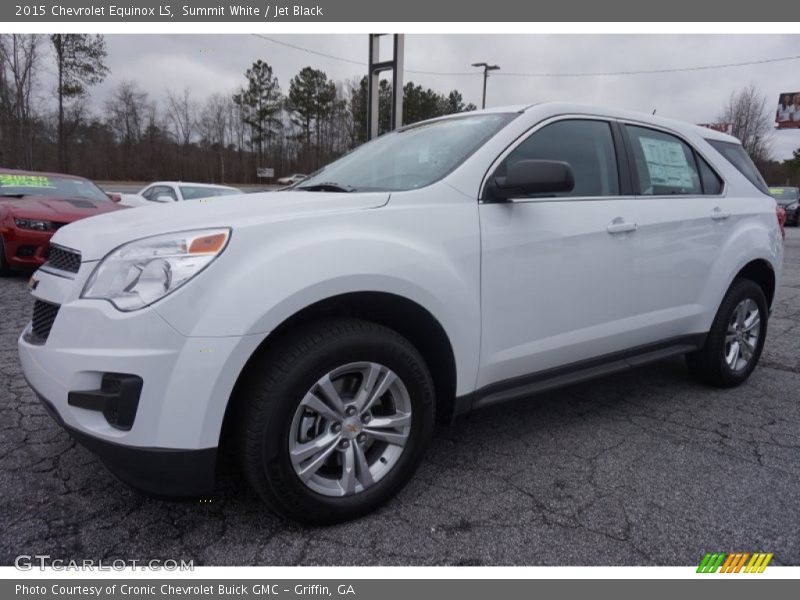 Summit White / Jet Black 2015 Chevrolet Equinox LS