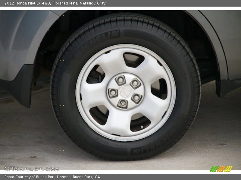 Polished Metal Metallic / Gray 2012 Honda Pilot LX 4WD