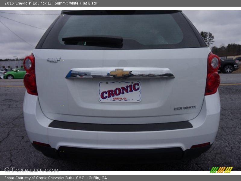 Summit White / Jet Black 2015 Chevrolet Equinox LS