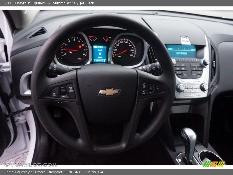 Summit White / Jet Black 2015 Chevrolet Equinox LS