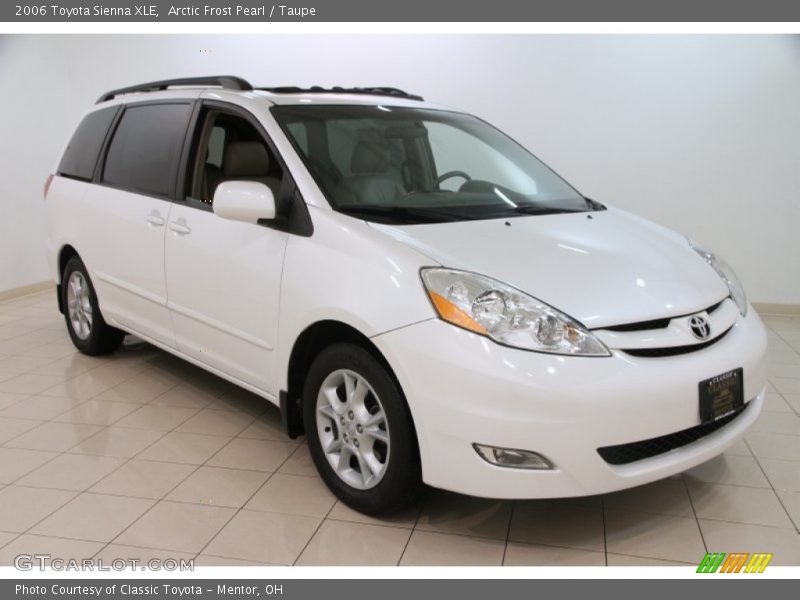 Arctic Frost Pearl / Taupe 2006 Toyota Sienna XLE