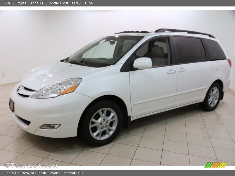 Arctic Frost Pearl / Taupe 2006 Toyota Sienna XLE