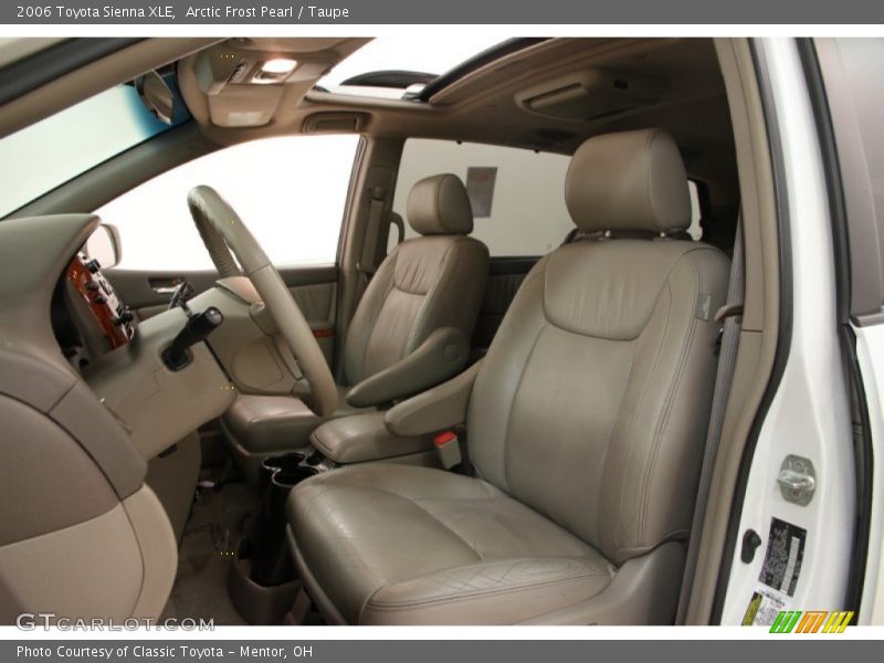 Arctic Frost Pearl / Taupe 2006 Toyota Sienna XLE