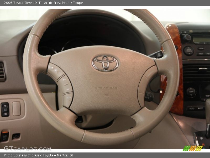 Arctic Frost Pearl / Taupe 2006 Toyota Sienna XLE