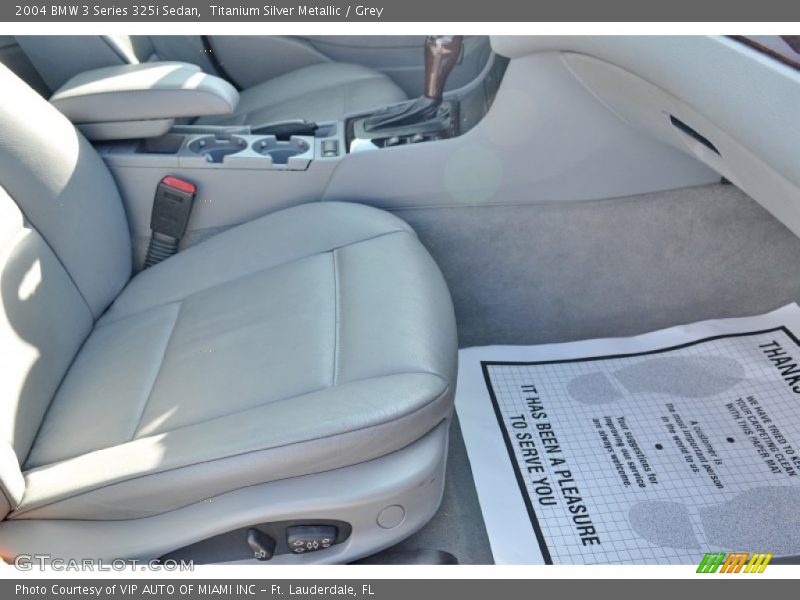 Titanium Silver Metallic / Grey 2004 BMW 3 Series 325i Sedan