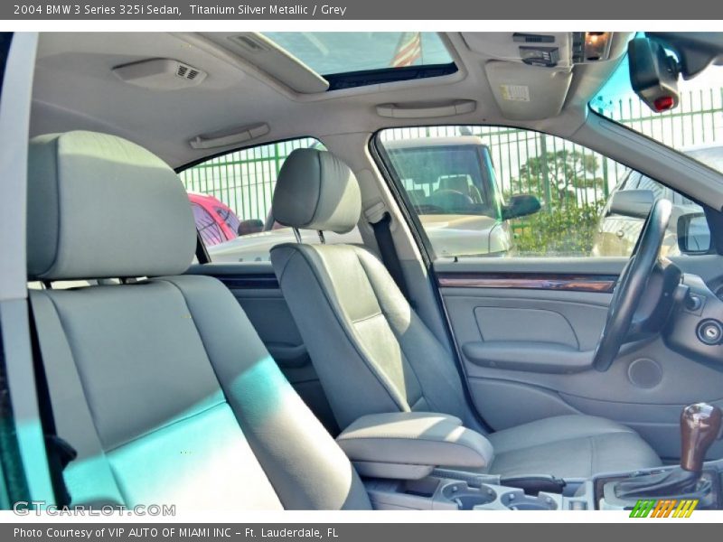 Titanium Silver Metallic / Grey 2004 BMW 3 Series 325i Sedan