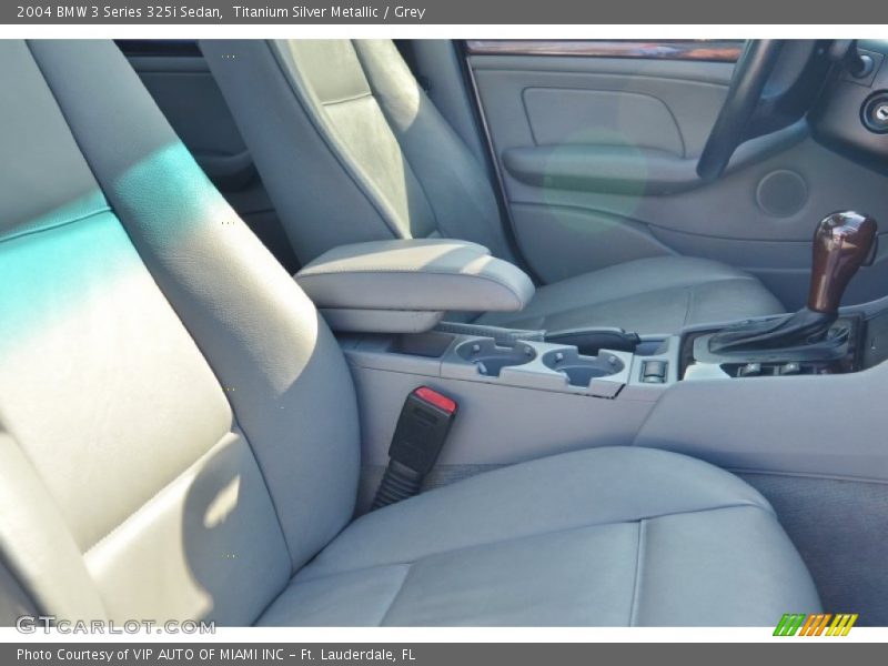 Titanium Silver Metallic / Grey 2004 BMW 3 Series 325i Sedan