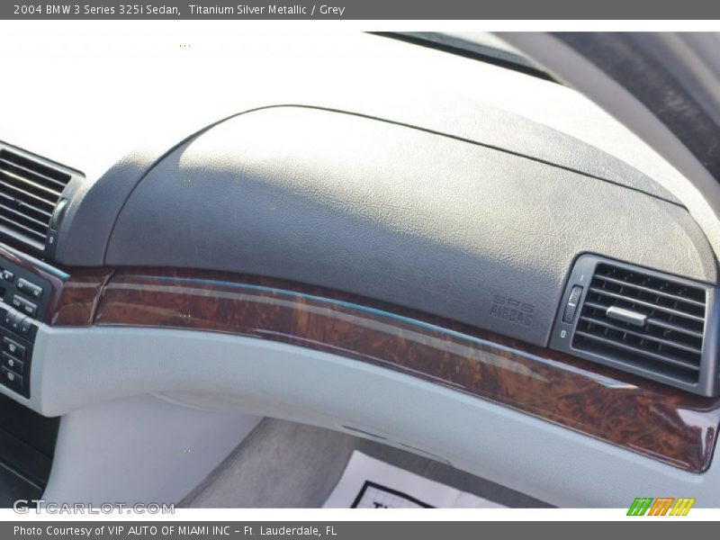 Titanium Silver Metallic / Grey 2004 BMW 3 Series 325i Sedan