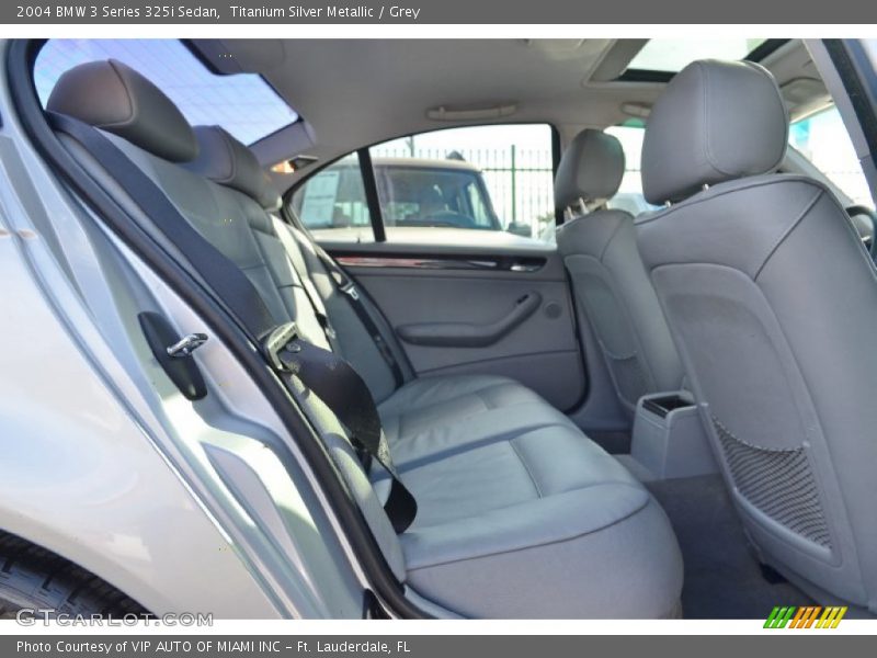 Titanium Silver Metallic / Grey 2004 BMW 3 Series 325i Sedan