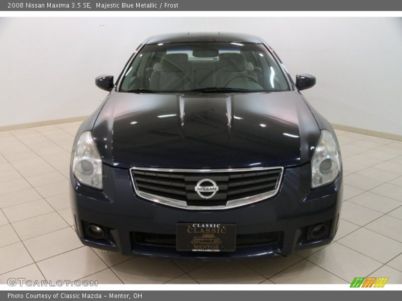 Majestic Blue Metallic / Frost 2008 Nissan Maxima 3.5 SE