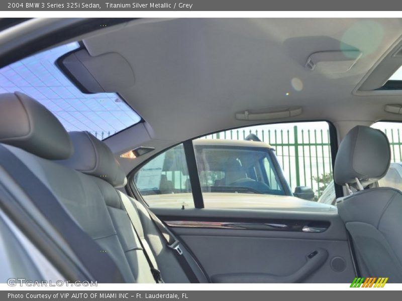 Titanium Silver Metallic / Grey 2004 BMW 3 Series 325i Sedan