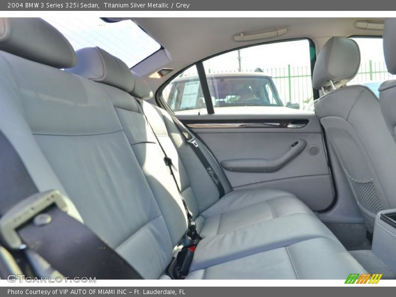 Titanium Silver Metallic / Grey 2004 BMW 3 Series 325i Sedan