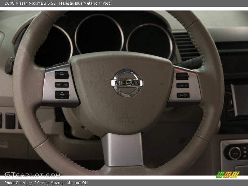 Majestic Blue Metallic / Frost 2008 Nissan Maxima 3.5 SE