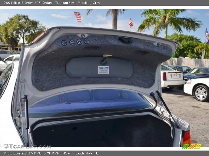 Titanium Silver Metallic / Grey 2004 BMW 3 Series 325i Sedan