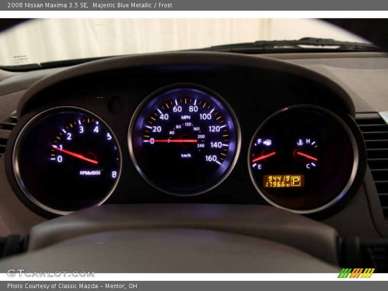  2008 Maxima 3.5 SE 3.5 SE Gauges