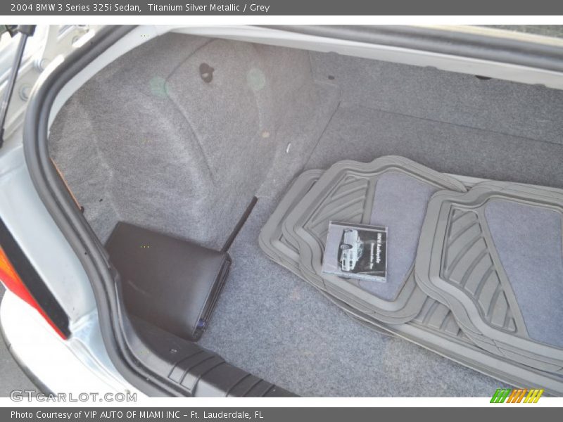 Titanium Silver Metallic / Grey 2004 BMW 3 Series 325i Sedan