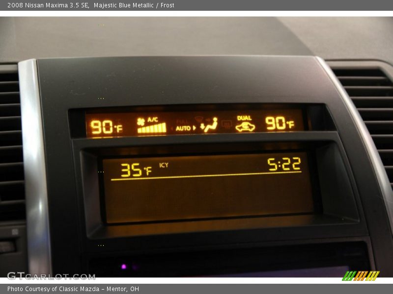 Majestic Blue Metallic / Frost 2008 Nissan Maxima 3.5 SE