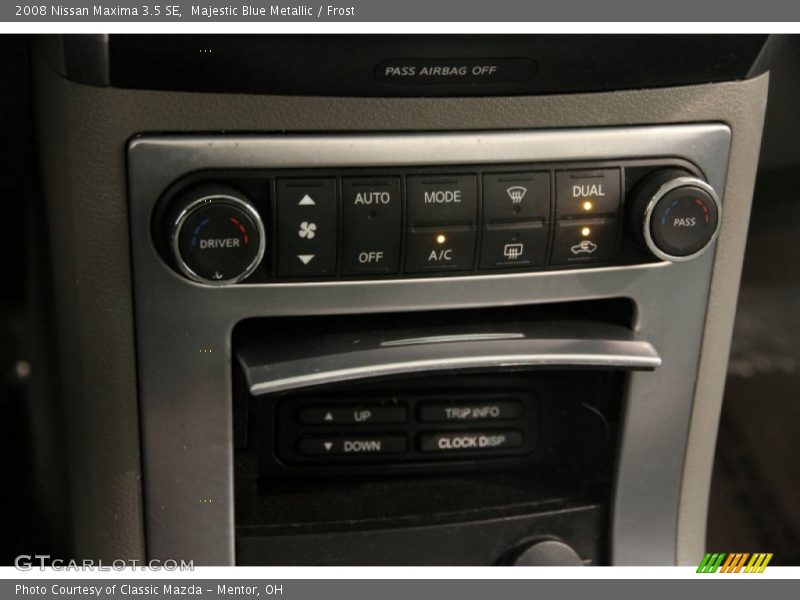 Majestic Blue Metallic / Frost 2008 Nissan Maxima 3.5 SE