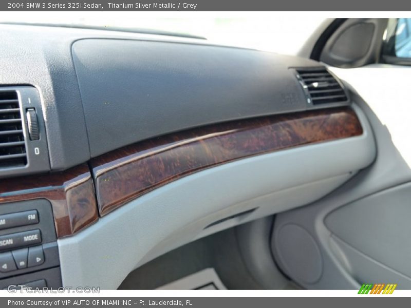 Titanium Silver Metallic / Grey 2004 BMW 3 Series 325i Sedan