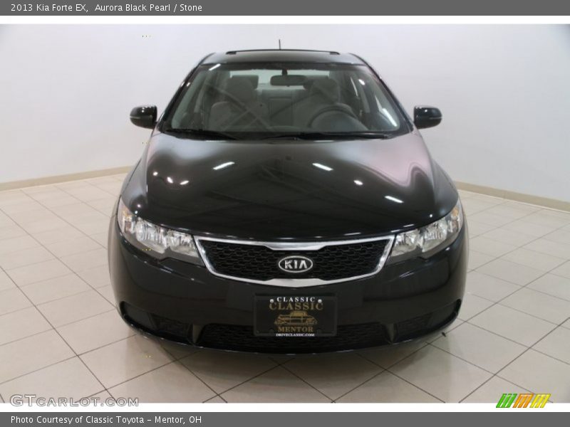Aurora Black Pearl / Stone 2013 Kia Forte EX
