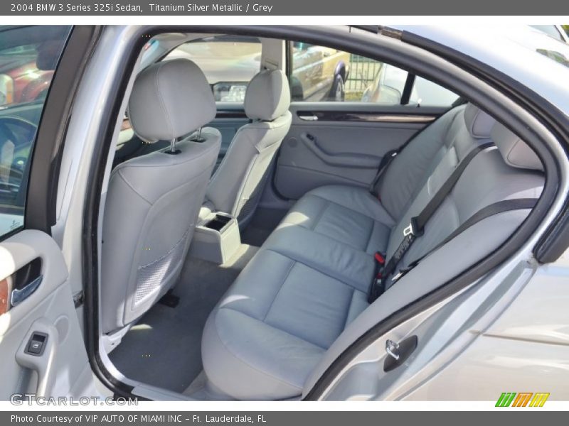 Titanium Silver Metallic / Grey 2004 BMW 3 Series 325i Sedan