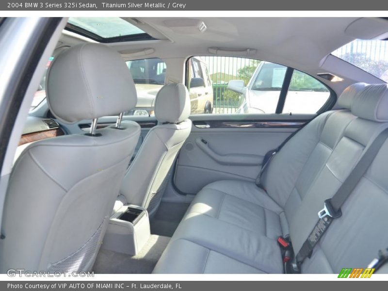 Titanium Silver Metallic / Grey 2004 BMW 3 Series 325i Sedan