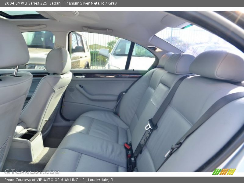 Titanium Silver Metallic / Grey 2004 BMW 3 Series 325i Sedan